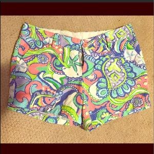 Lilly pulitzer shorts sz 12. EUC